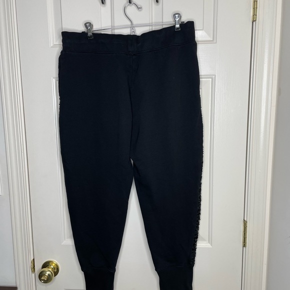 Ralph Lauren Black Joggers with Sequin Detail XL - Picture 6 of 10